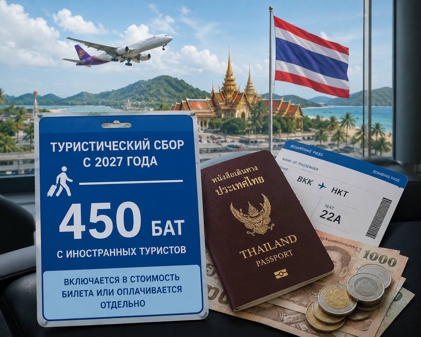 В Таиланде продвигают туристический сбор в 450 бат